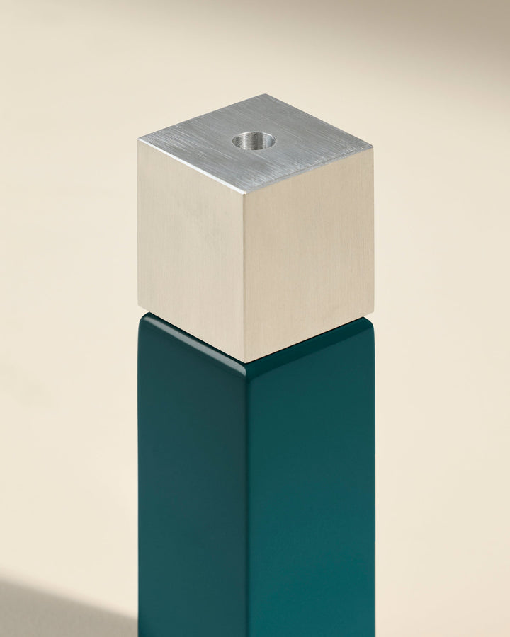 Bougeoir Oscar - Bleu Sarah