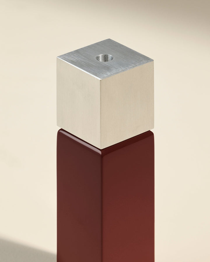 Bougeoir Oscar - Carmin