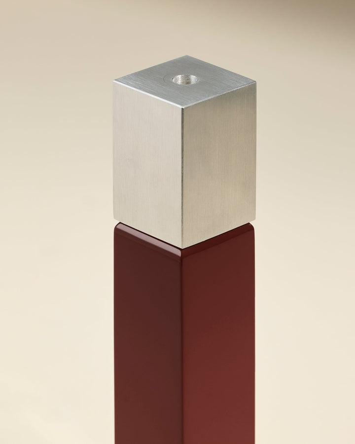 Bougeoir Oscar - Carmin