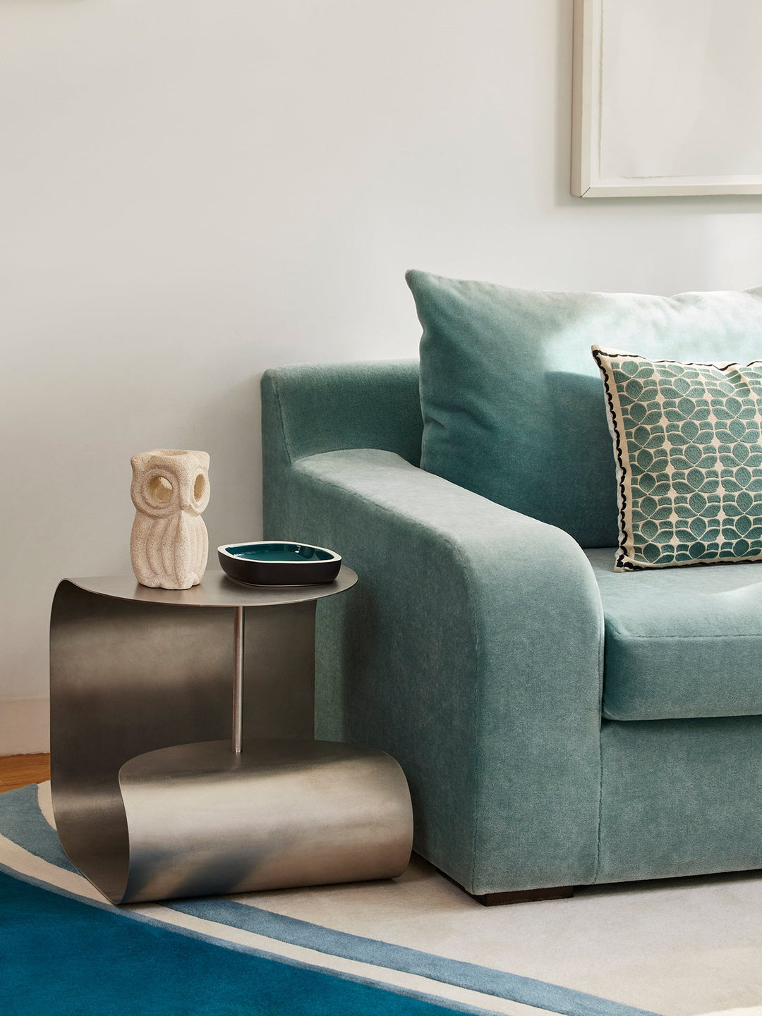 Table d'appoint Gégé - Inox brossé