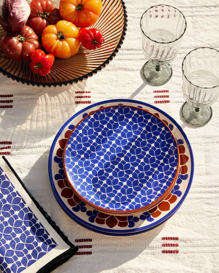 Serviette de table Flore - Outremer