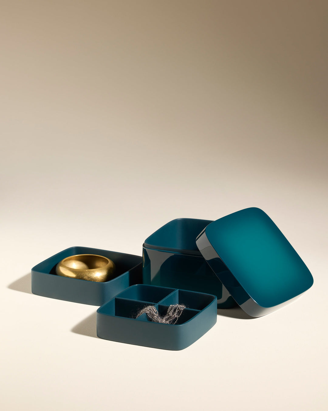 Boîte à bijoux Oscar - Bleu Sarah