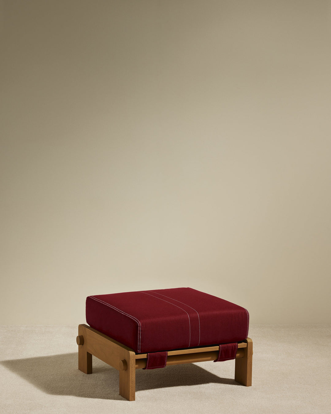 Pouf Graney - Carmin