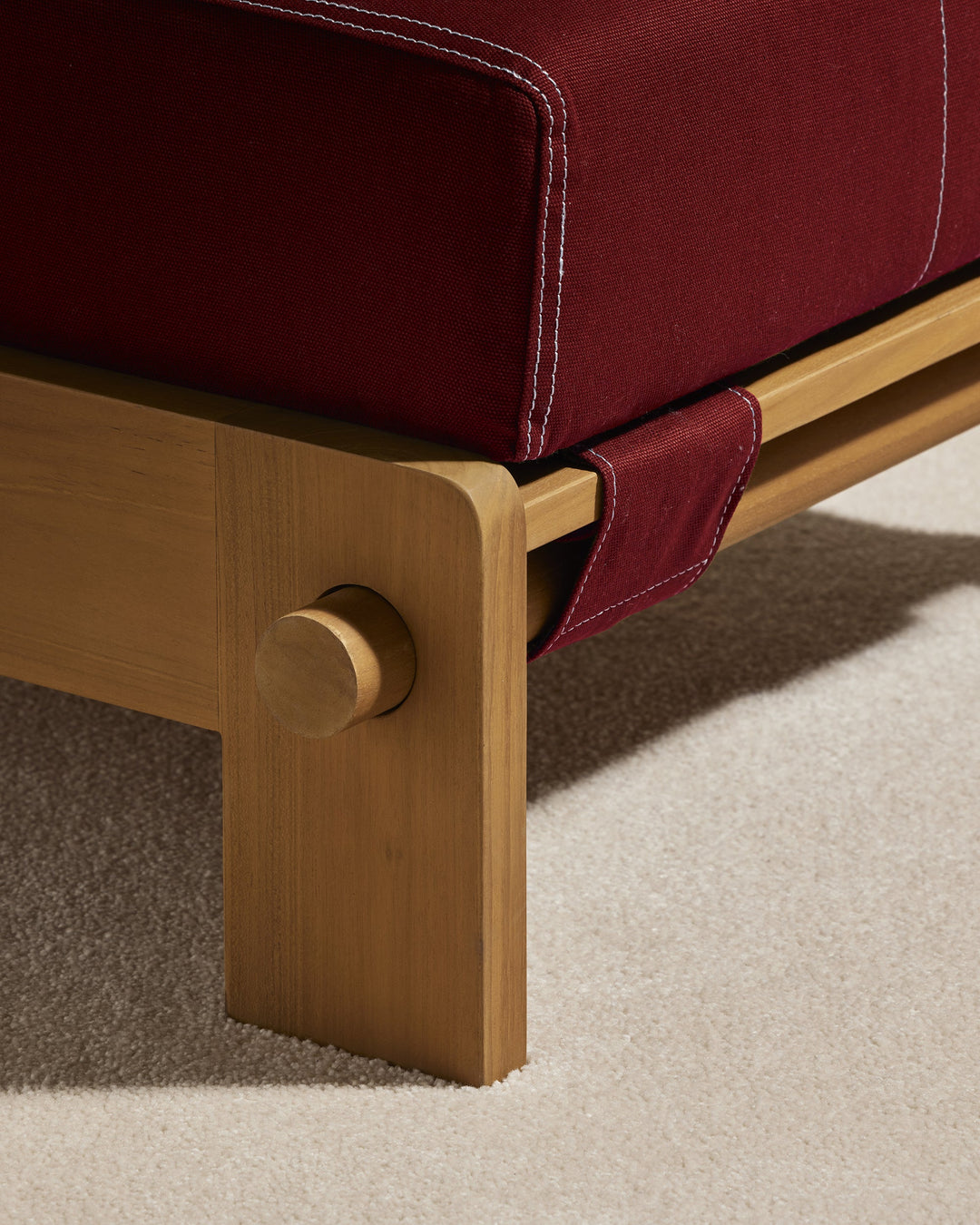 Pouf Graney - Carmin