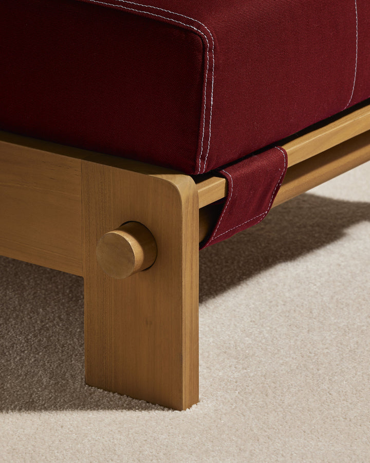 Pouf Graney - Carmin