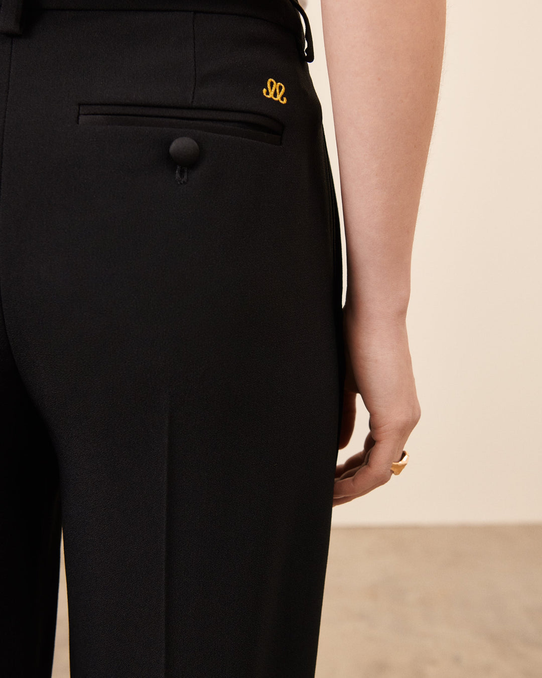 Pantalon Smoking à pince Iena - Noir